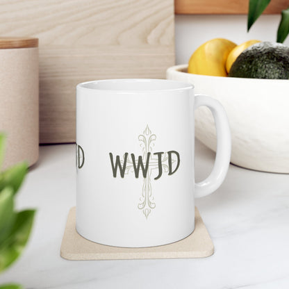 WWJD 11oz Ceramic Mug