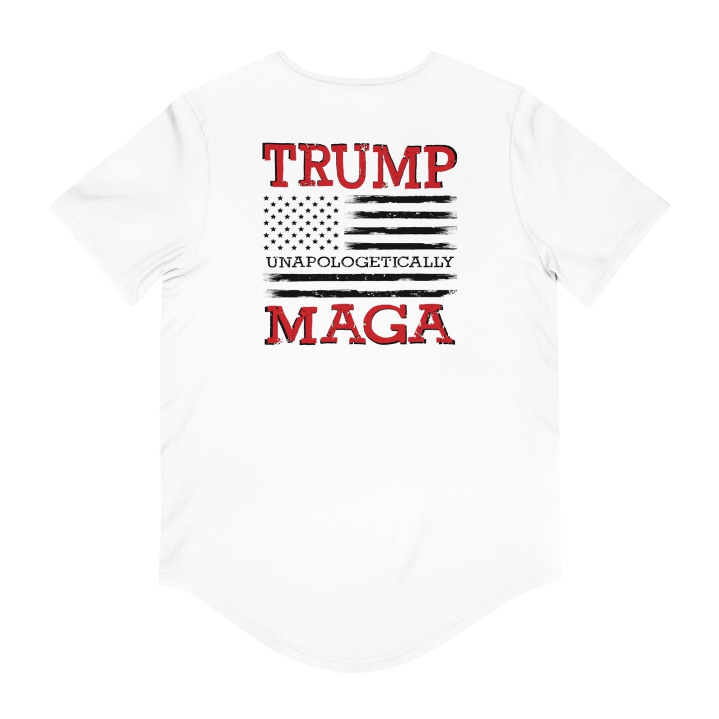 Unapologetically MAGA - Trump 2024 Curved Hem Tee