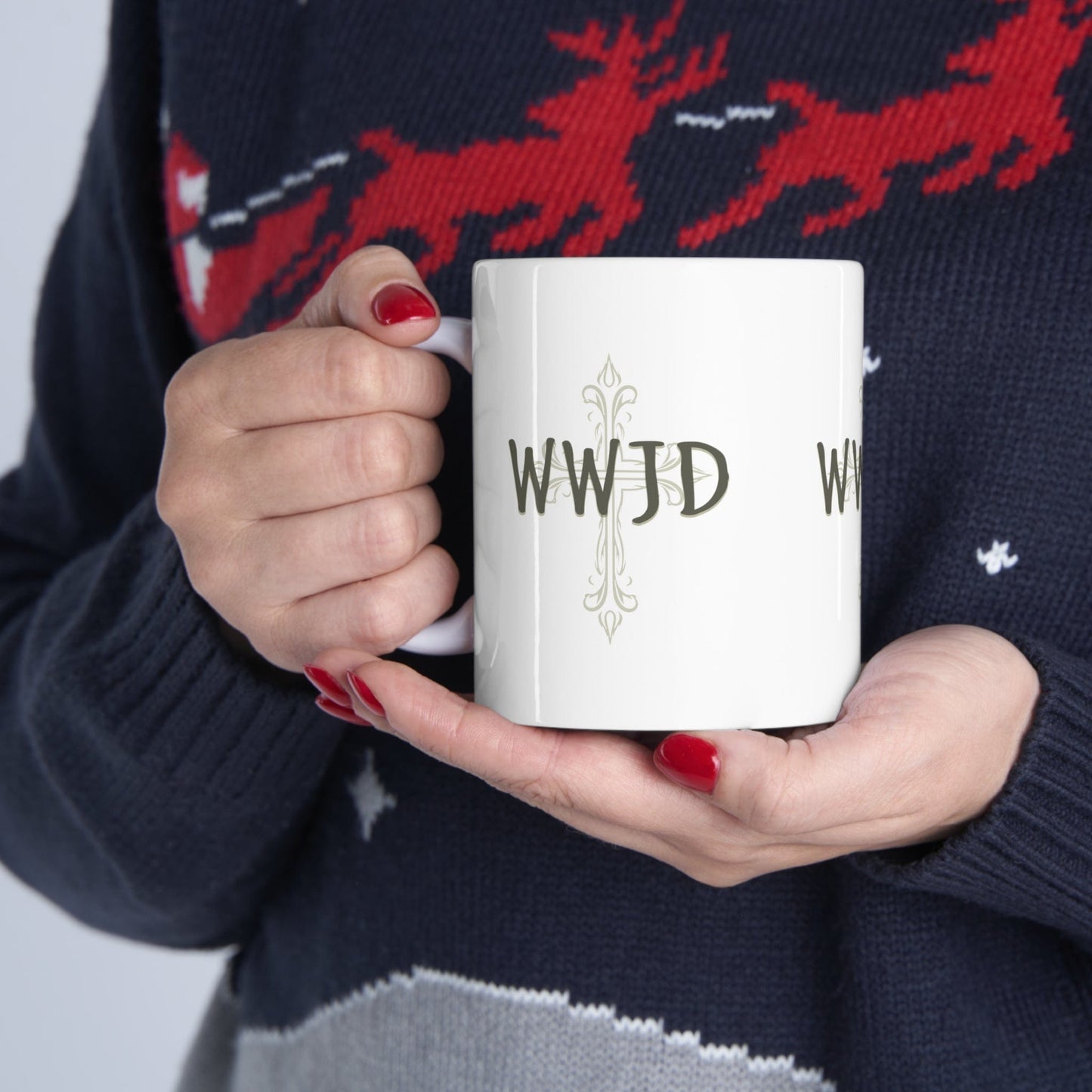 WWJD 11oz Ceramic Mug