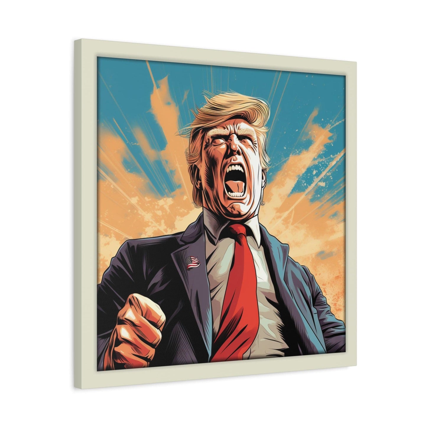 Trump Unleashed Matte Canvas, Stretched, 1.25"