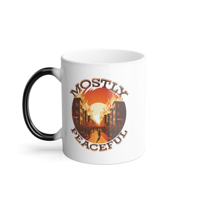 The Mostly Peaceful Color Morphing Mug 11oz