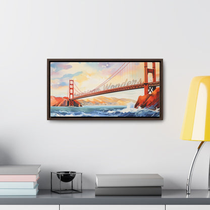 Golden Gate Bridge Framed Gallery Canvas Wraps