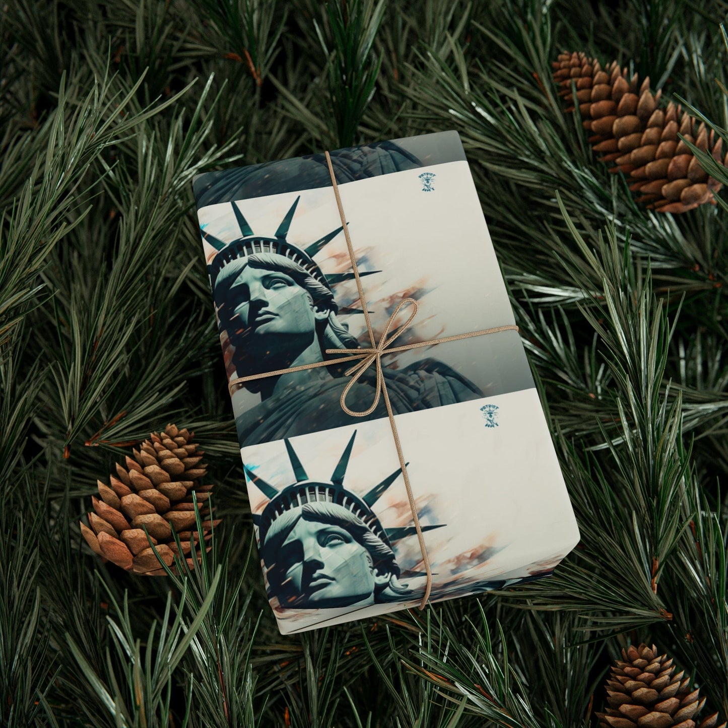 Lady Liberty's Close Up Wrapping Paper