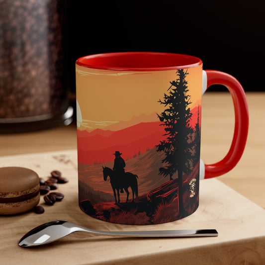 The Lone Ranger Red Accent Coffee Mug 11oz