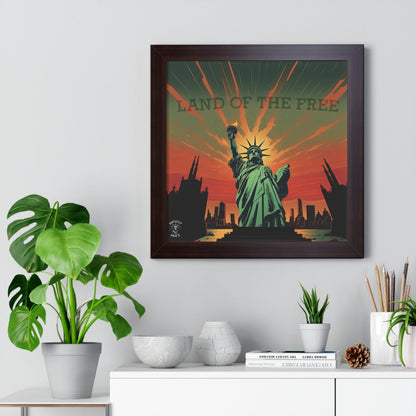 Land of the Free Framed Poster