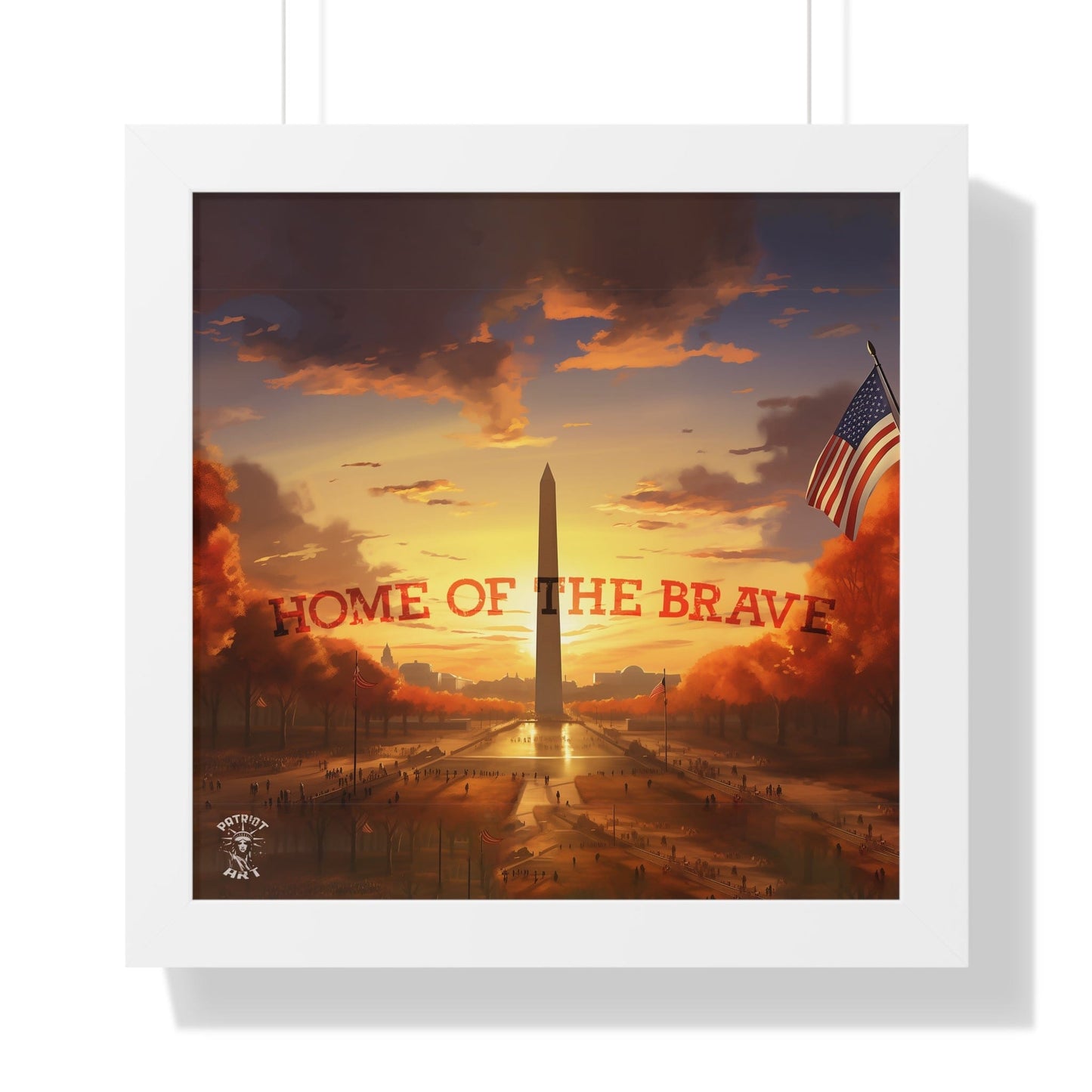 Home of the Brave Framed Poster