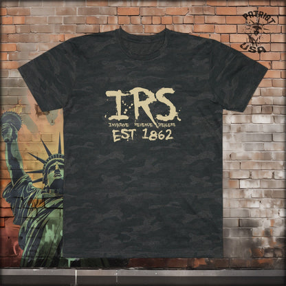 IRS - Invasive Revenue Stealers - Storm Camo Tee