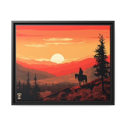 The Lone Ranger Matte Canvas, Black Frame