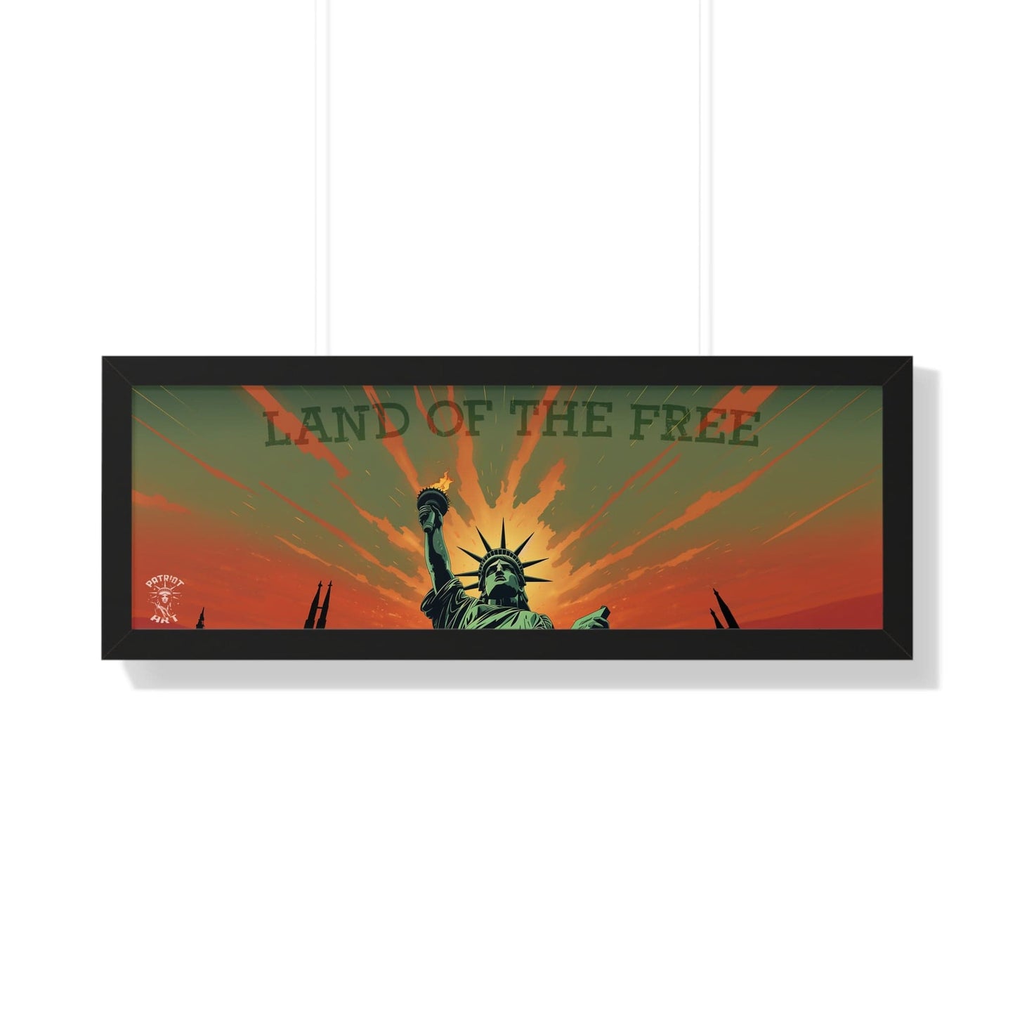 Land of the Free Framed Poster