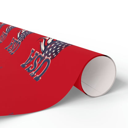 American Flag USA Wrapping Paper