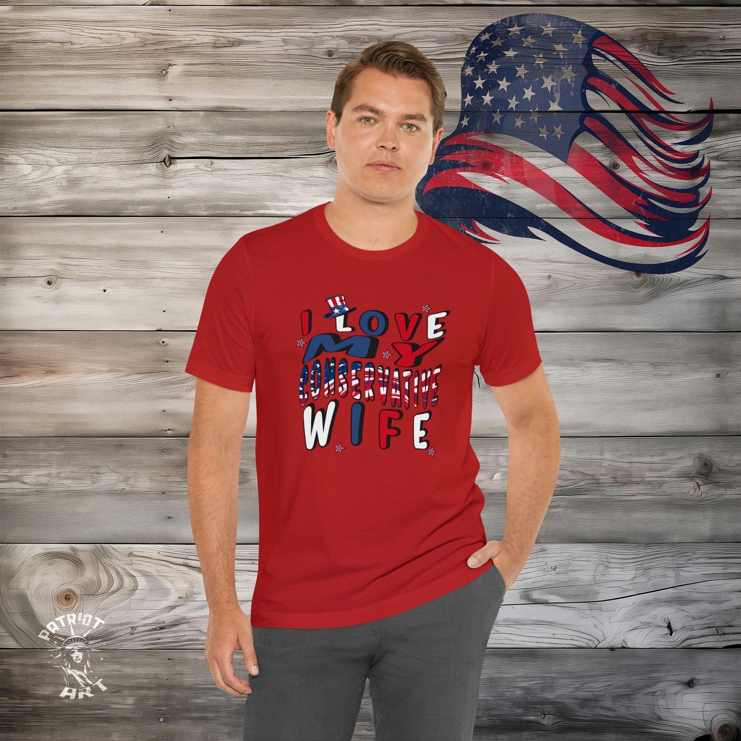 I Love My Conservative Wife T-Shirt