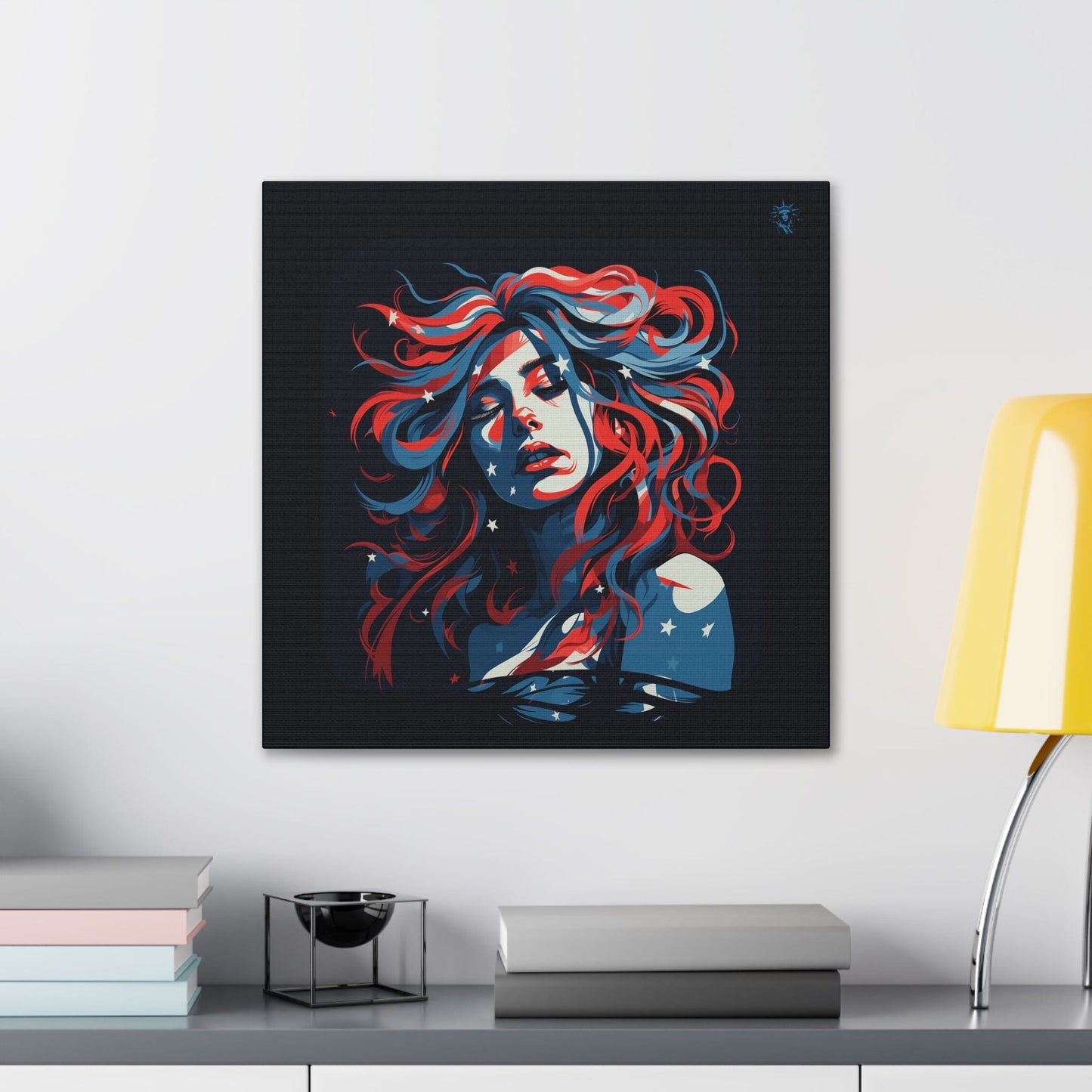 American Woman Framed Canvas Gallery Wraps