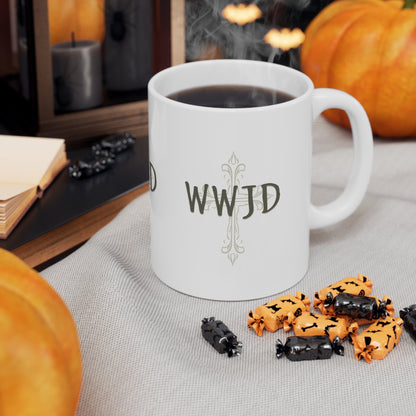 WWJD 11oz Ceramic Mug