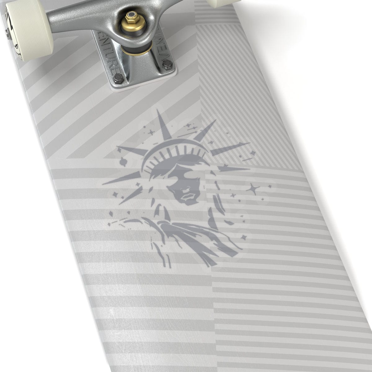 Lady Liberty Sticker - Light Grey Blue - Kiss-Cut Stickers