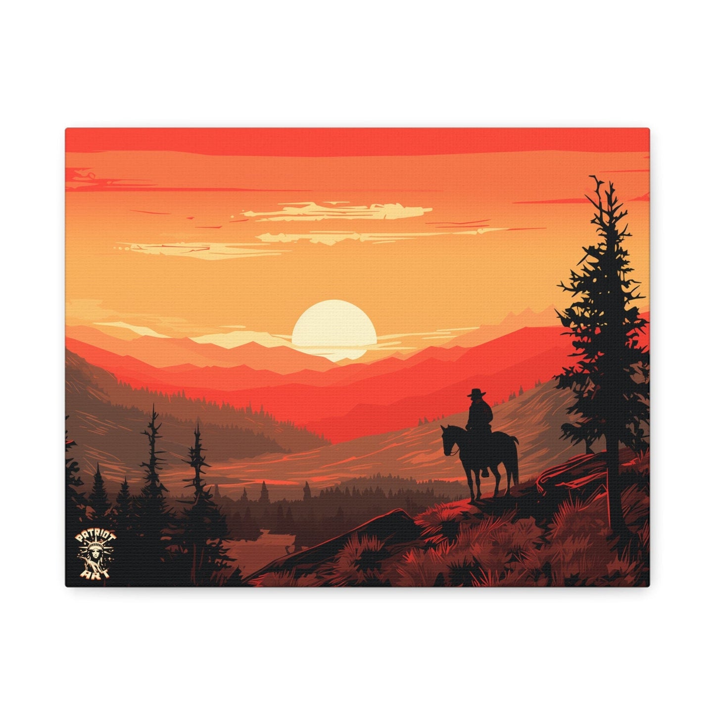 The Lone Ranger Matte Canvas Stretched, 1.25"