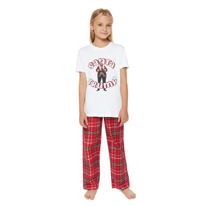 Santa Trump Youth Short Sleeve PJ Set