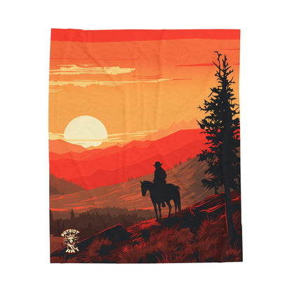 The Lone Ranger Velveteen Plush Blanket