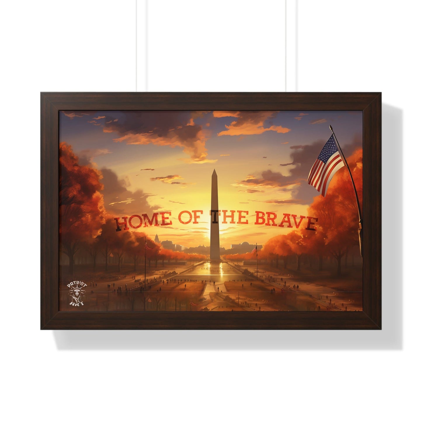 Home of the Brave Framed Poster