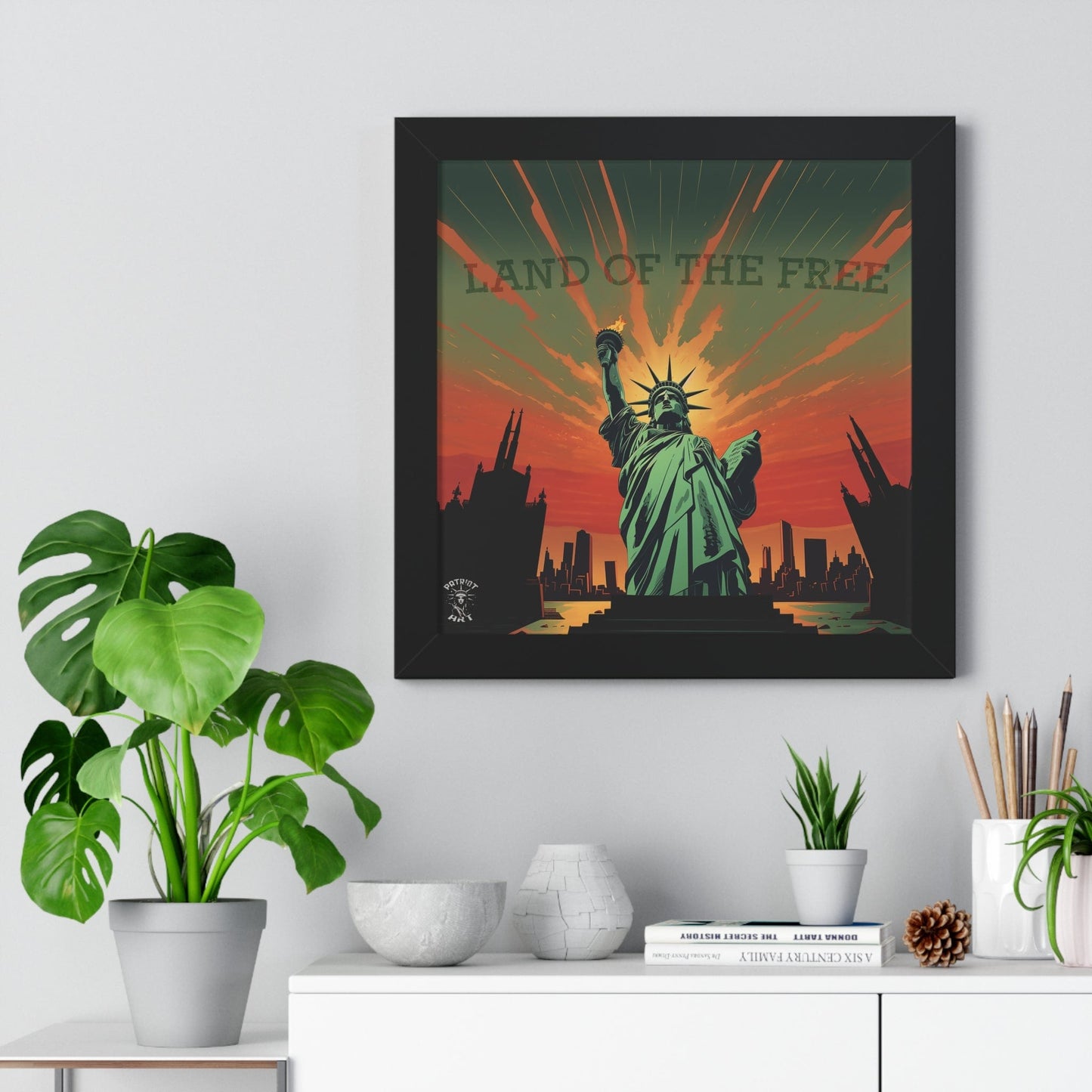 Land of the Free Framed Poster