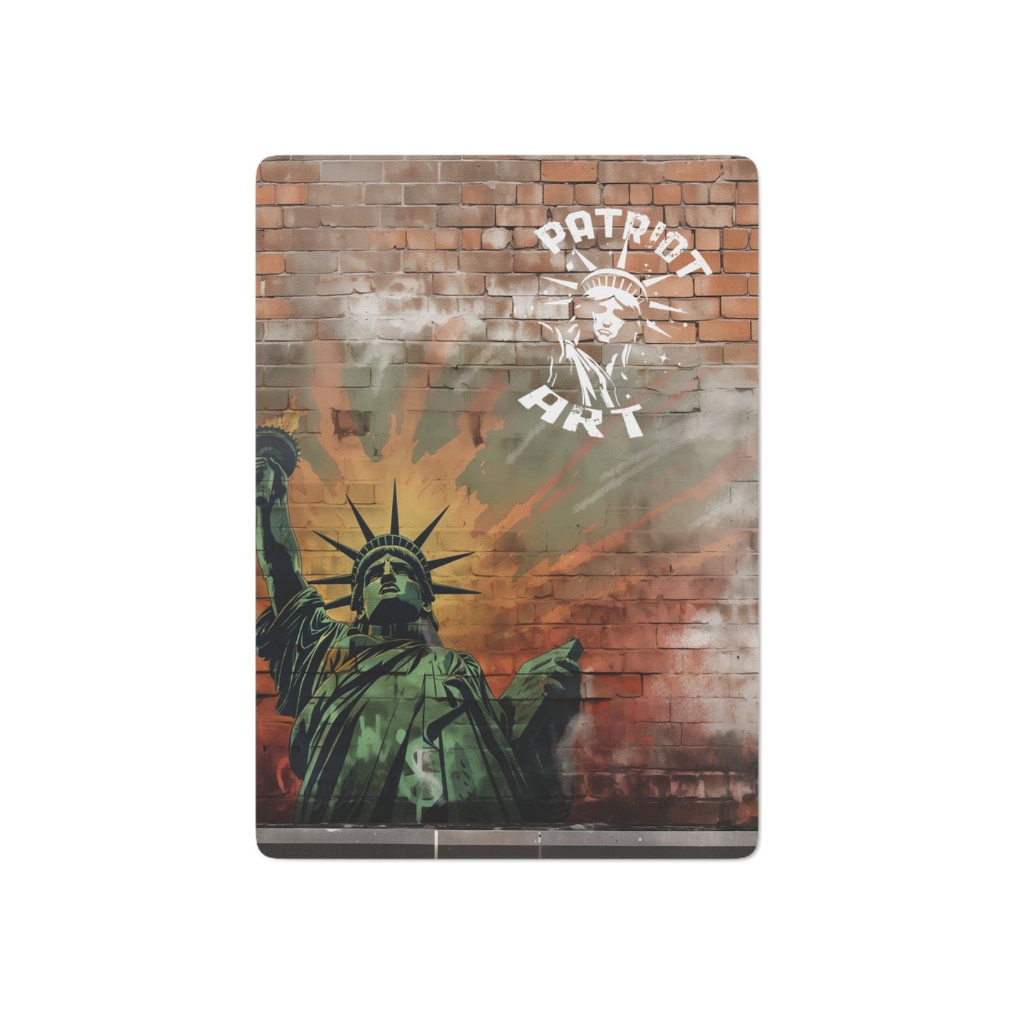 Patriot Art Logo Graffiti Playing Cards