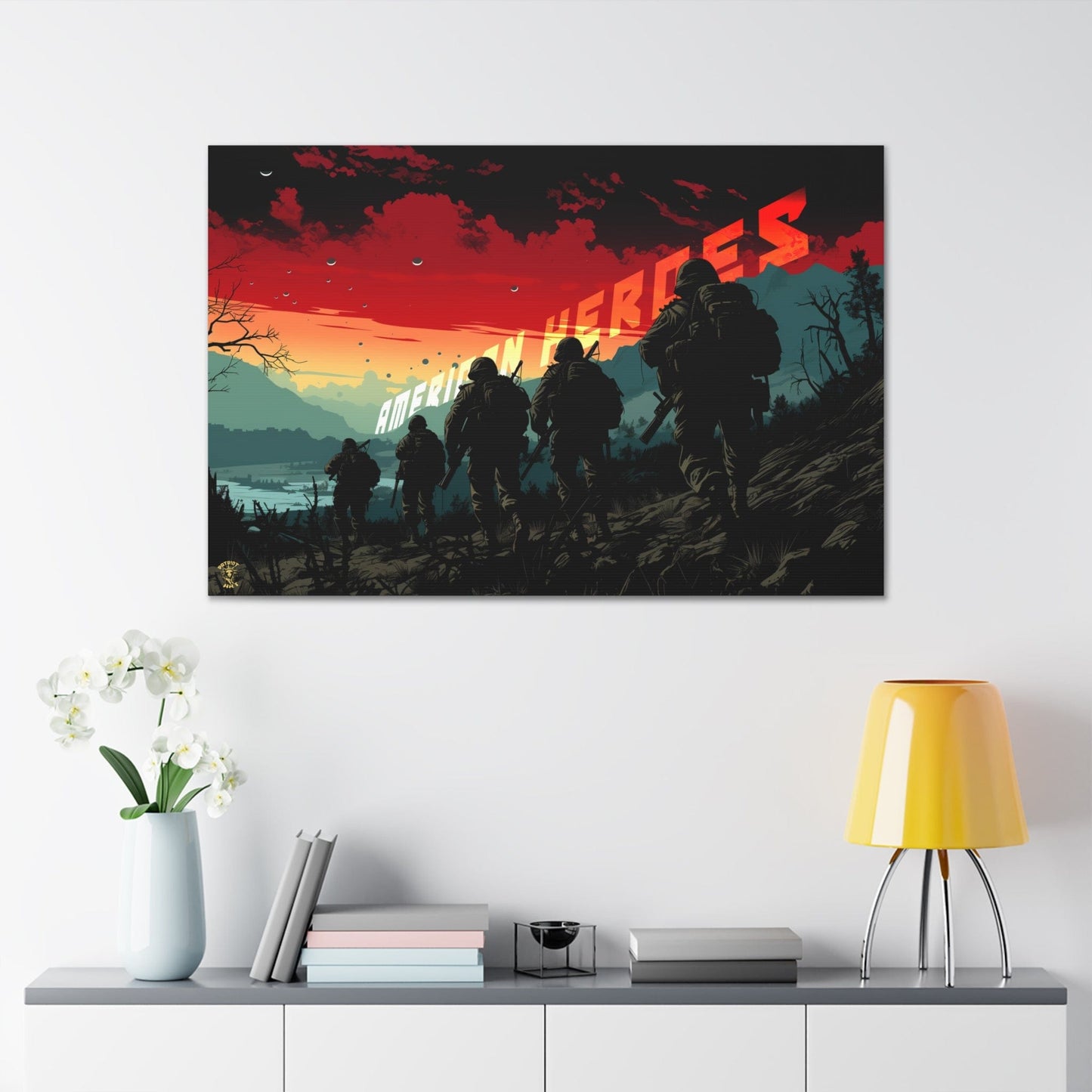 Armed Forces Framed Canvas Gallery Wraps