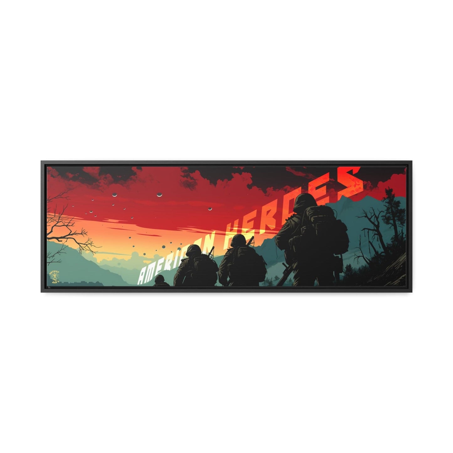 Armed Forces Framed Gallery Canvas Wraps