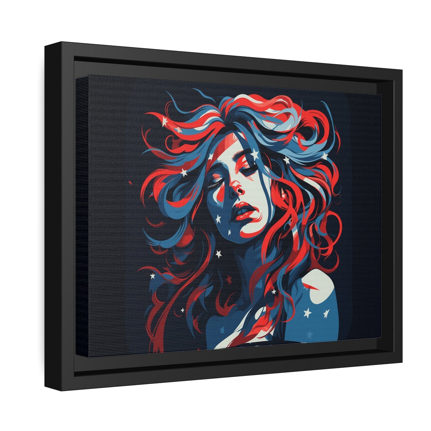 American Women Matte Canvas Black Frame