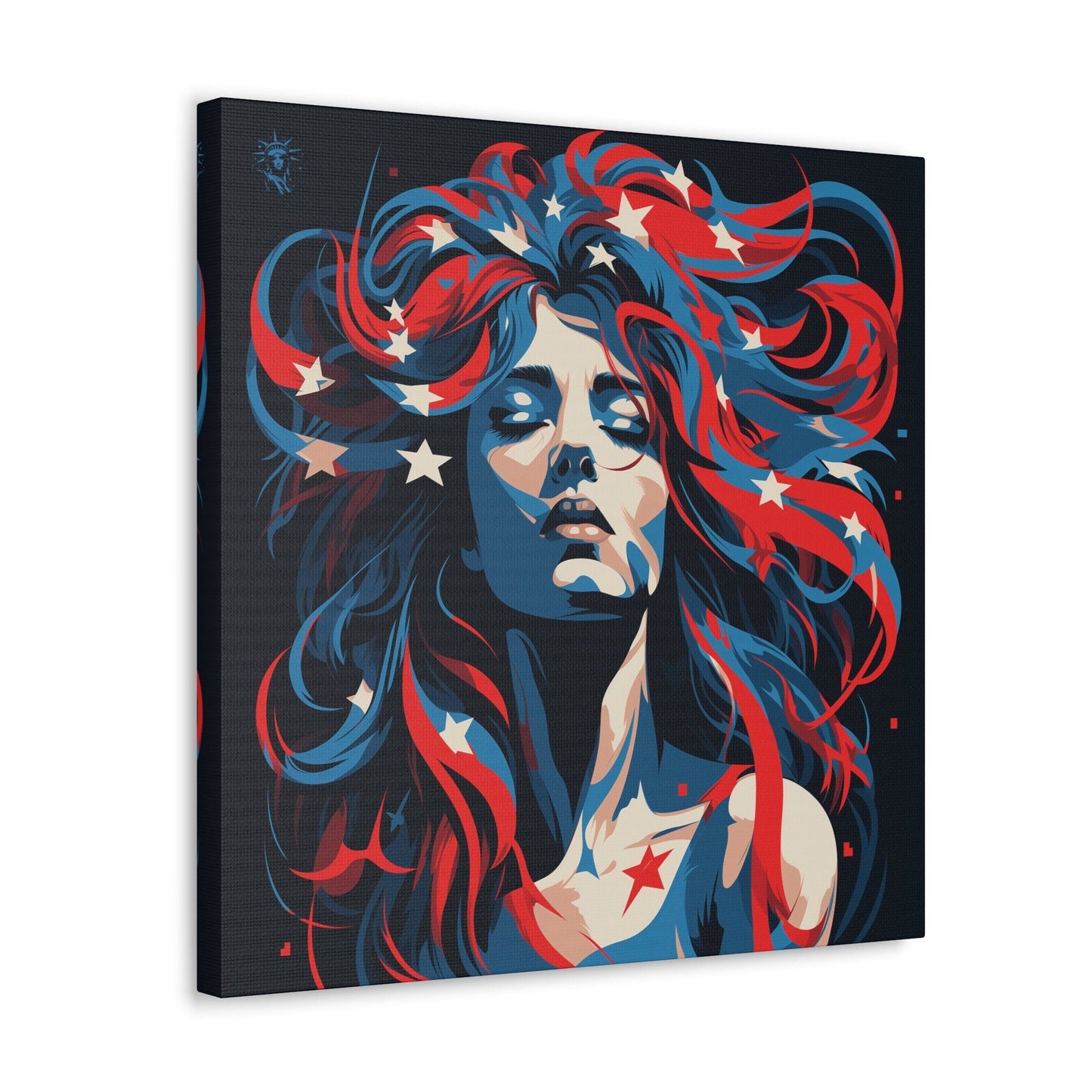 American Woman Framed Canvas Gallery Wraps