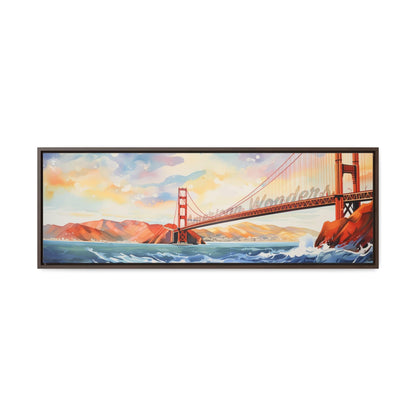 Golden Gate Bridge Framed Gallery Canvas Wraps