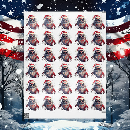 Patriotic Santa Paper