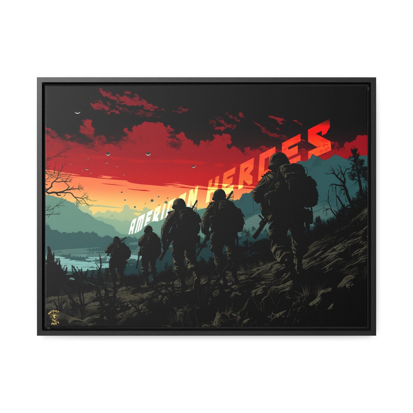 Armed Forces Framed Gallery Canvas Wraps