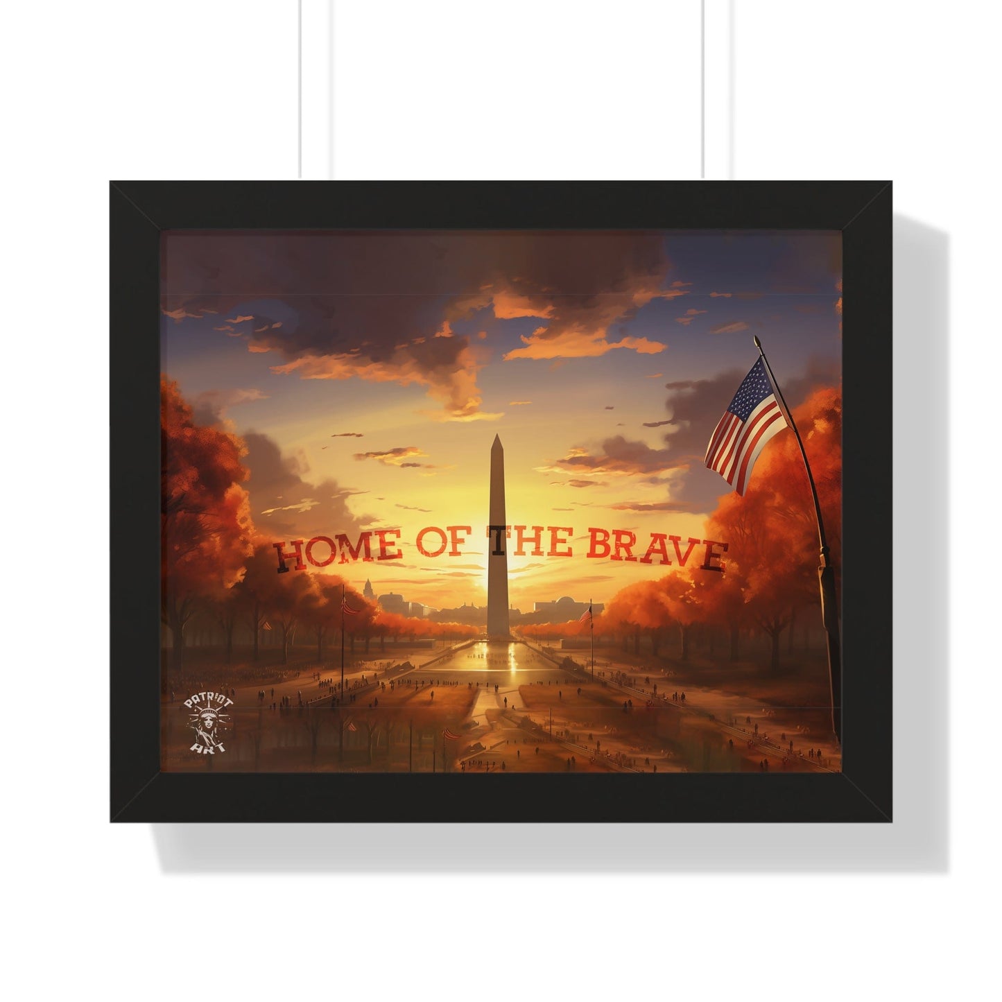 Home of the Brave Framed Poster