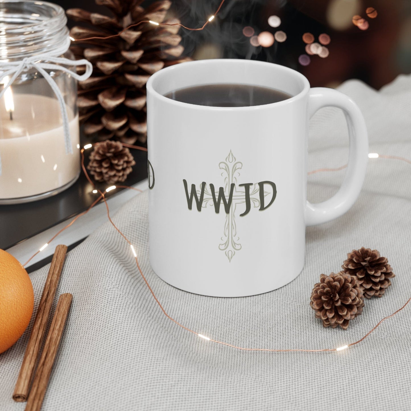 WWJD 11oz Ceramic Mug