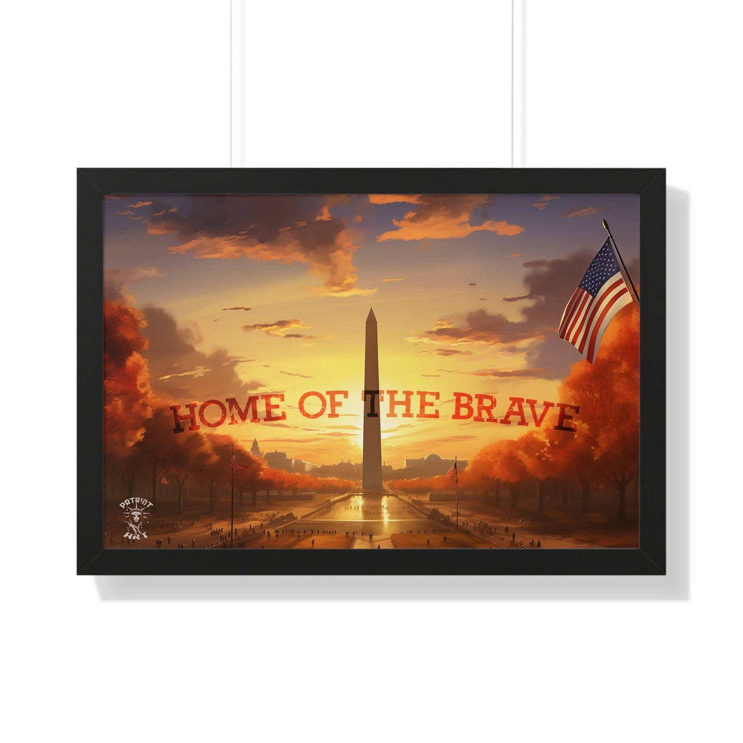 Home of the Brave Framed Poster