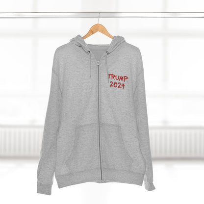 Trump 2024 Full-Zip Hoodie