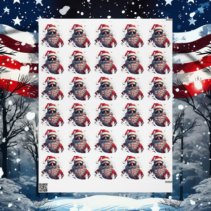 Patriotic Santa Paper