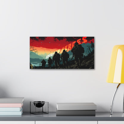 Armed Forces Framed Canvas Gallery Wraps