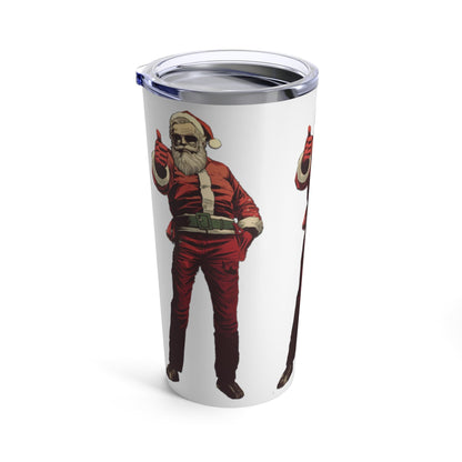 Santa Thumbs Up Tumbler 20oz