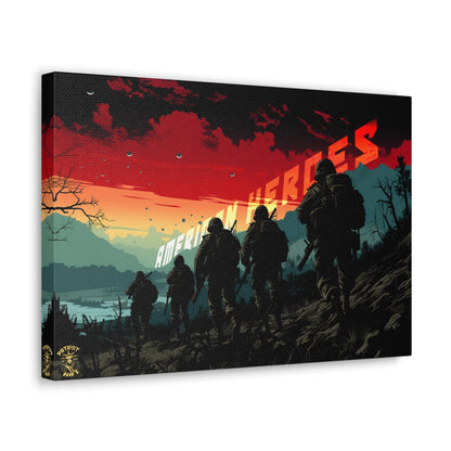 Armed Forces Framed Canvas Gallery Wraps