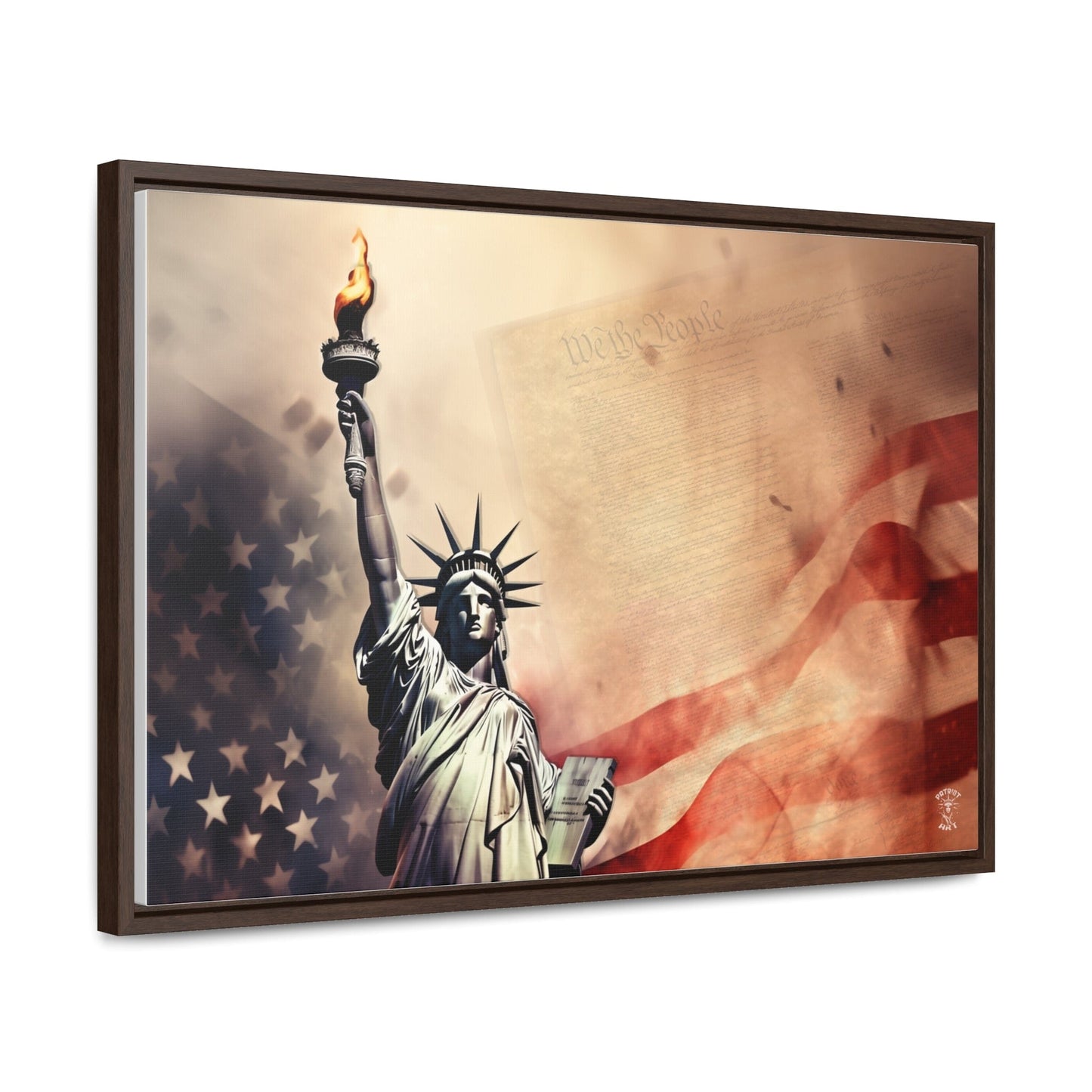 We the People Framed Gallery Canvas Wrap