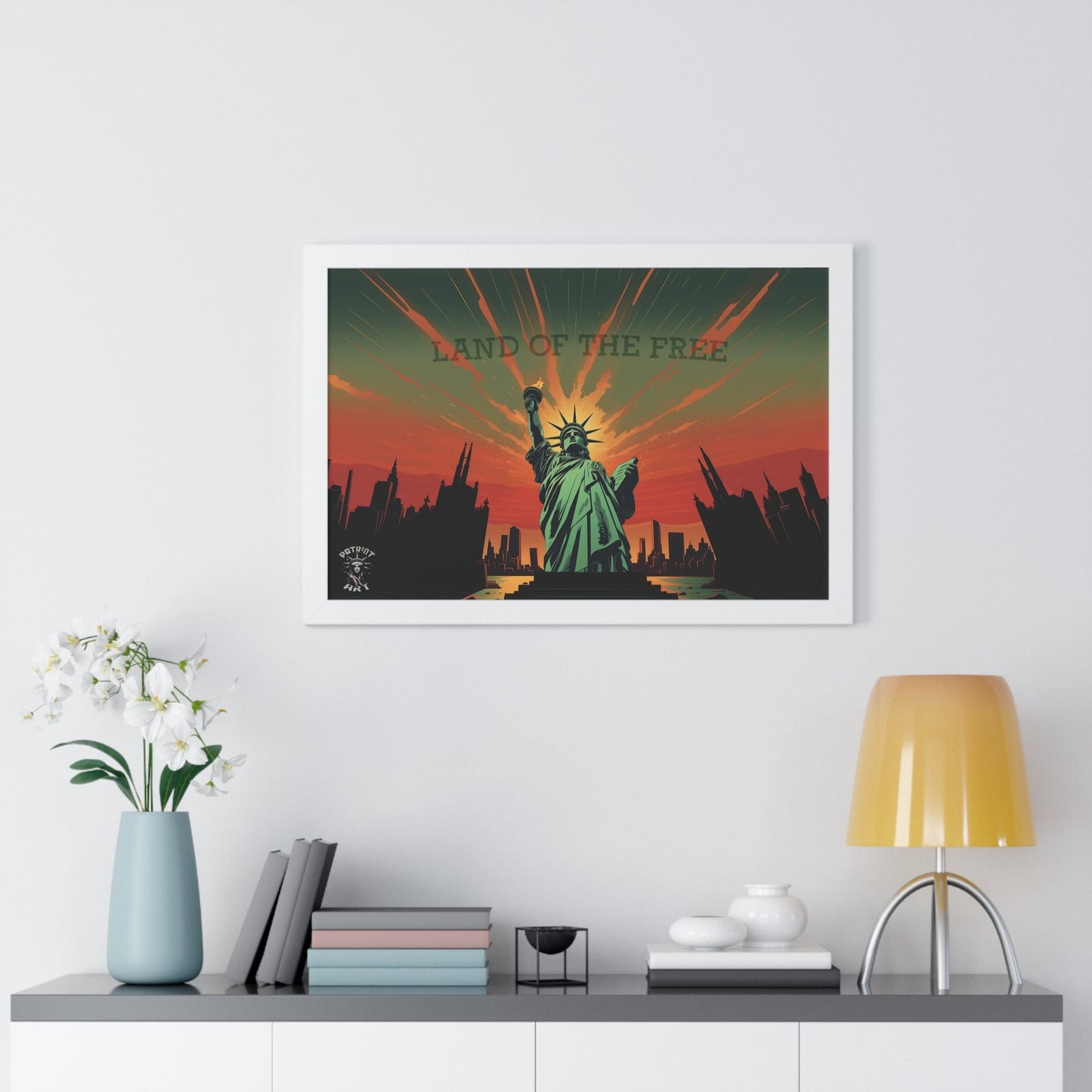 Land of the Free Framed Poster