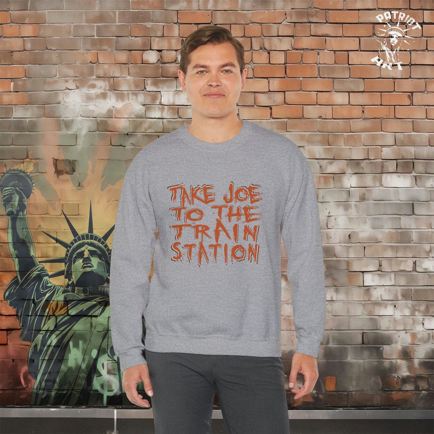 Trump Takes Joe to the "Train Station" Sweatshirt