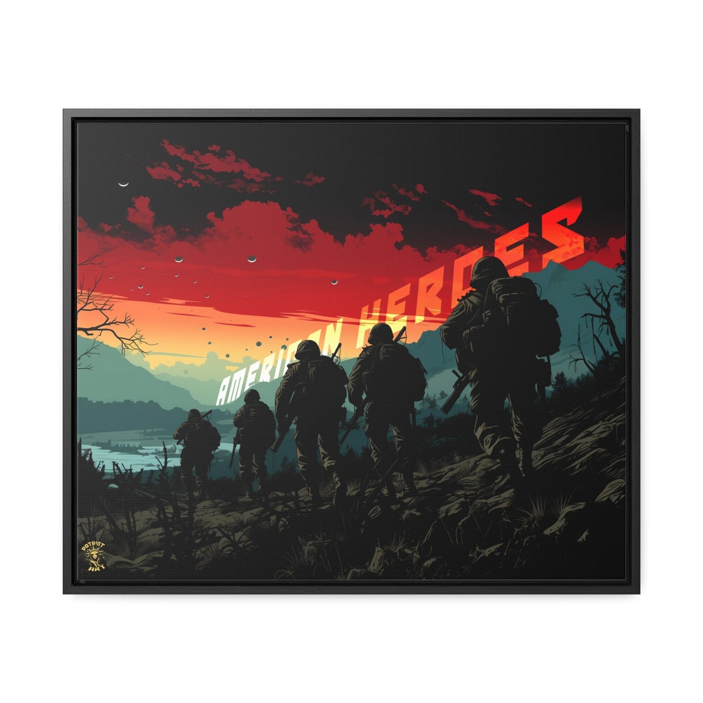 Armed Forces Framed Gallery Canvas Wraps