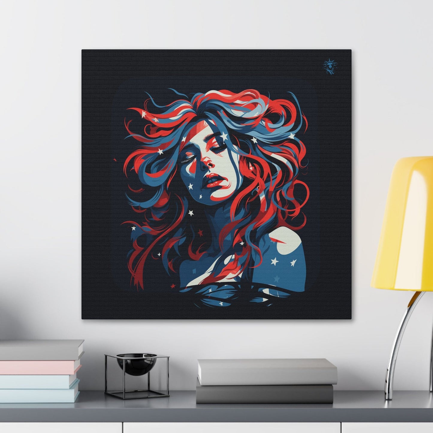 American Woman Framed Canvas Gallery Wraps