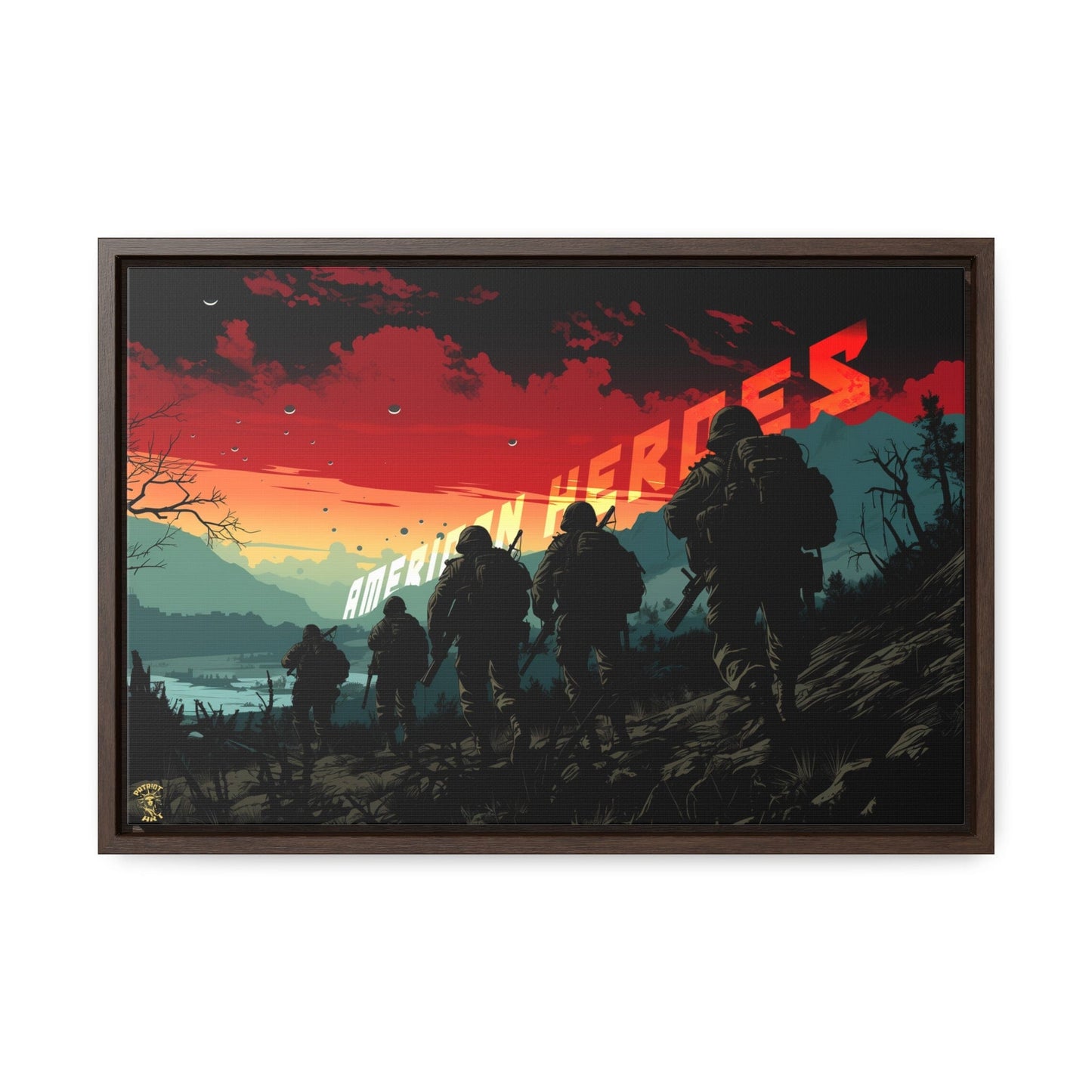 Armed Forces Framed Gallery Canvas Wraps