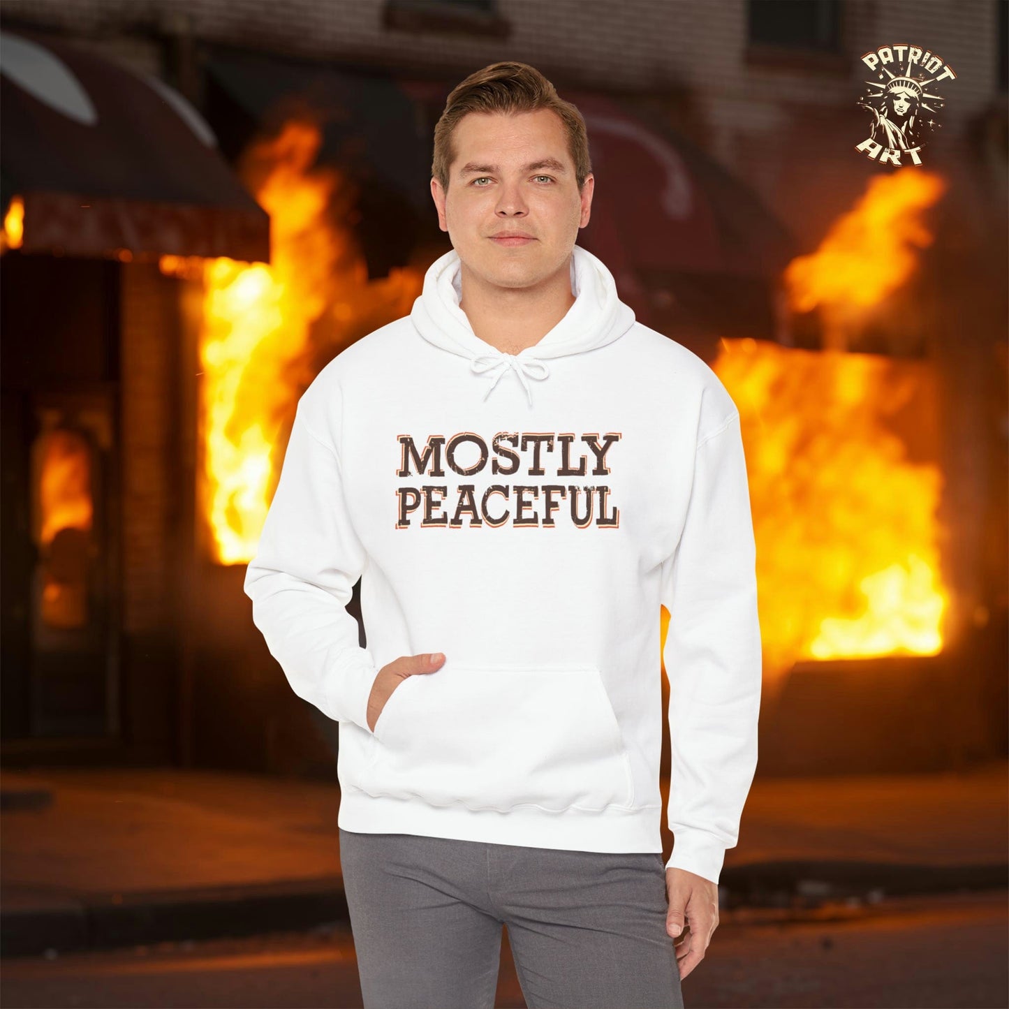 The Mostly Peaceful Hoodie