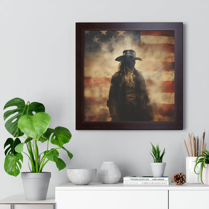 Echoes of Freedom - Framed Horizontal Poster