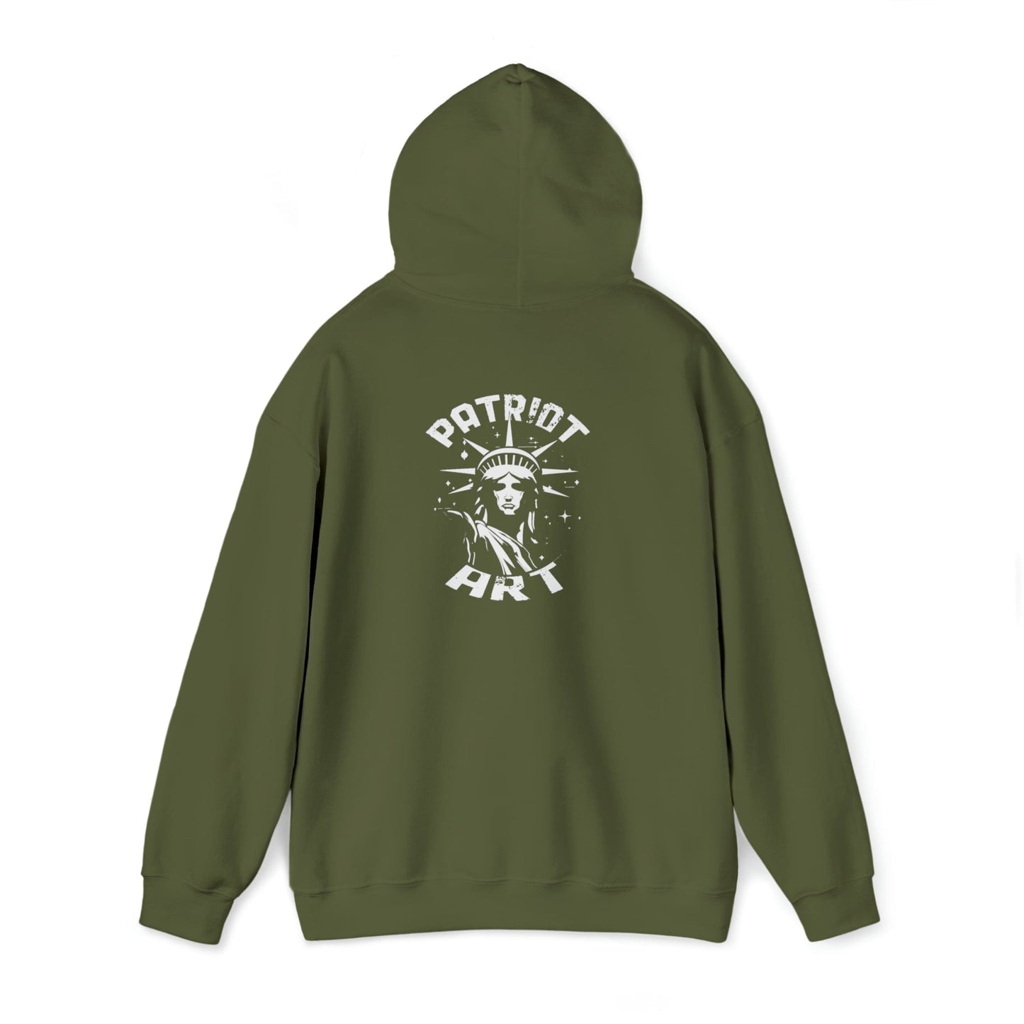 Patriot Art White Logo Hoodie