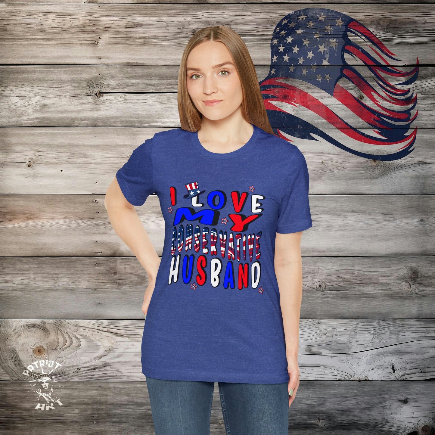 I Love My Conservative Husband T-Shirt