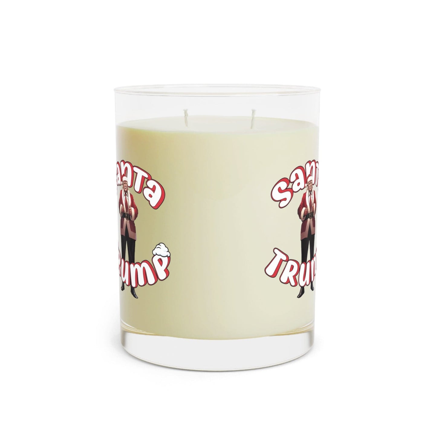 Santa Trump Scented Candle - Full Glass, 11oz